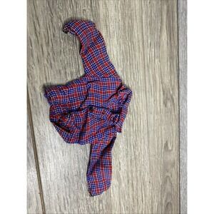 VINTAGE 1971 MEGO ACTION JACKSON WESTERN Plaid Shirt Only